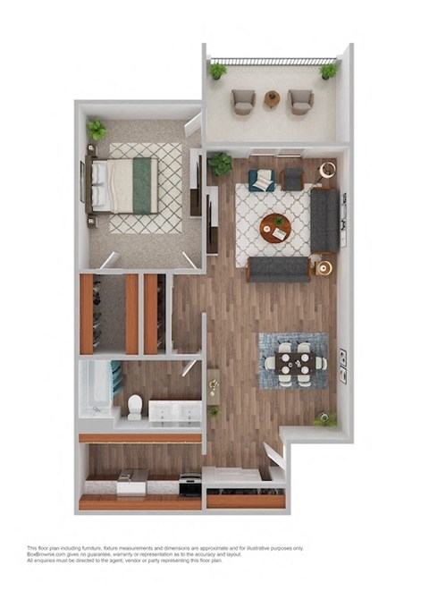 1x1 820sqft Los Altos Towers Apartment in Albuquerque New Mexico